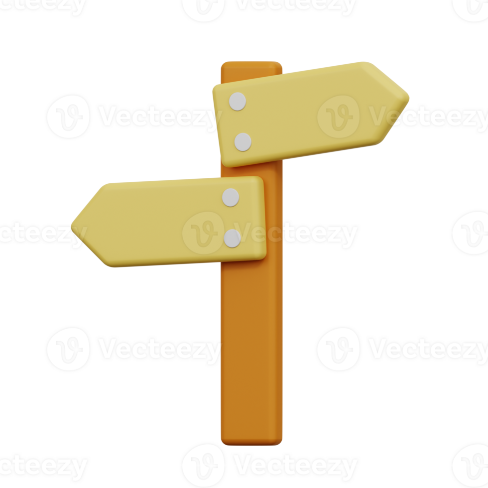 Road Marker 3d icon png