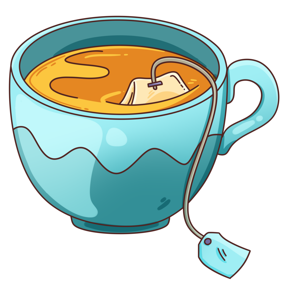 taza para té caliente bebida png