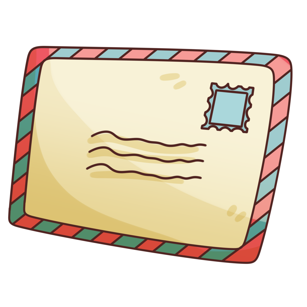 Envelope Cartoon Set png