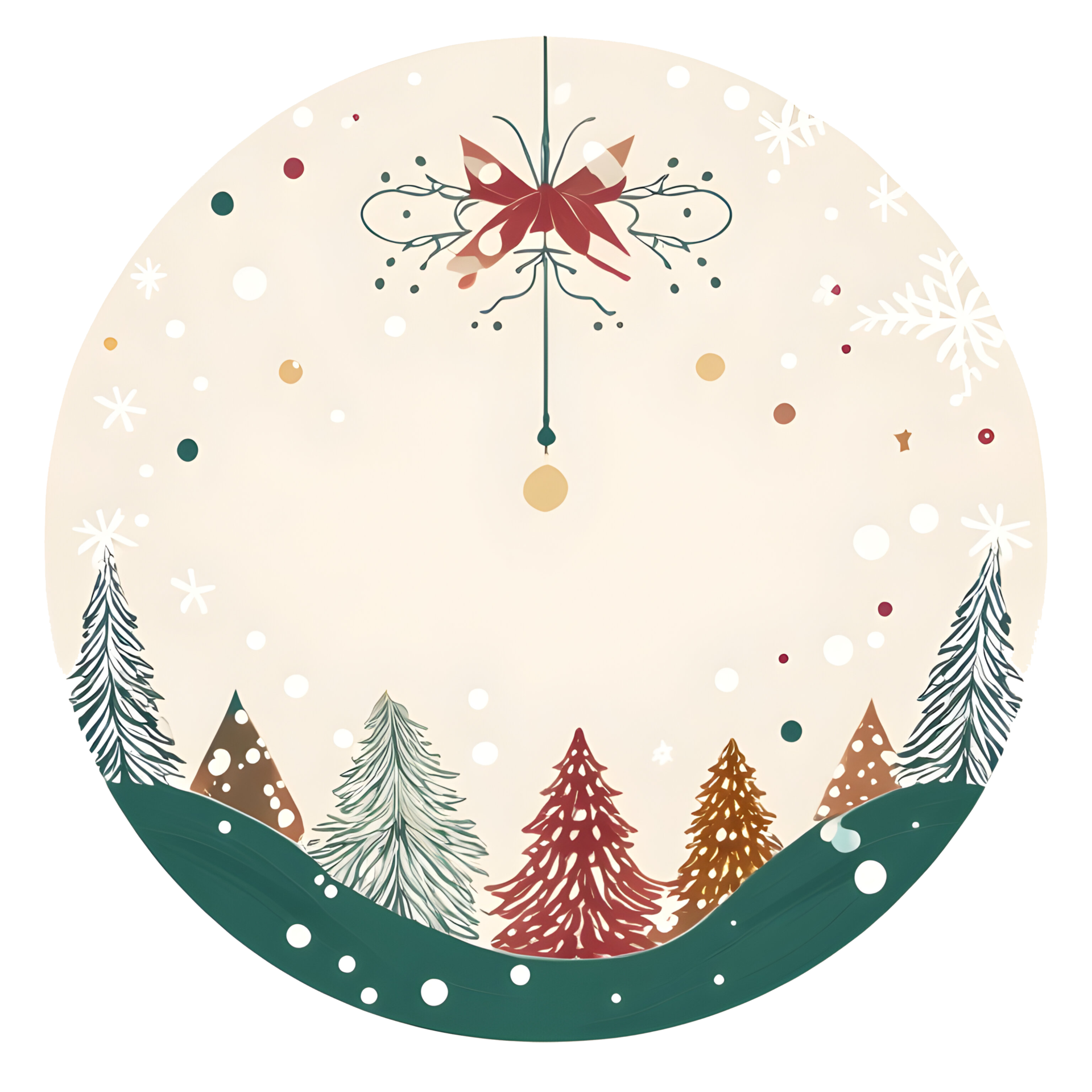 navidad-modelo-para-marco-foto-ai-generado-33858394-png