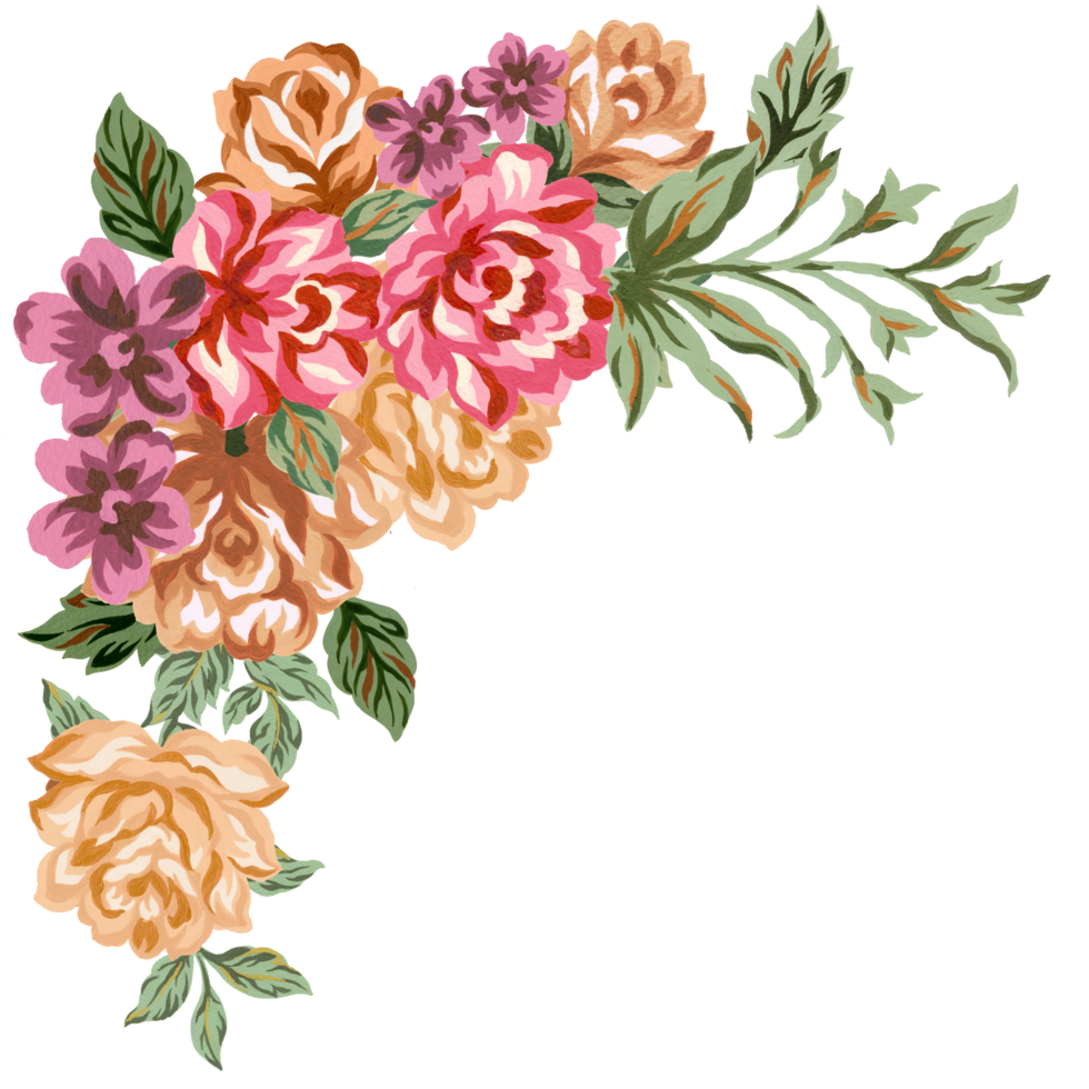 Arrangement shabby chic flower rose blossom retro vintage greetings bouquet valentine png