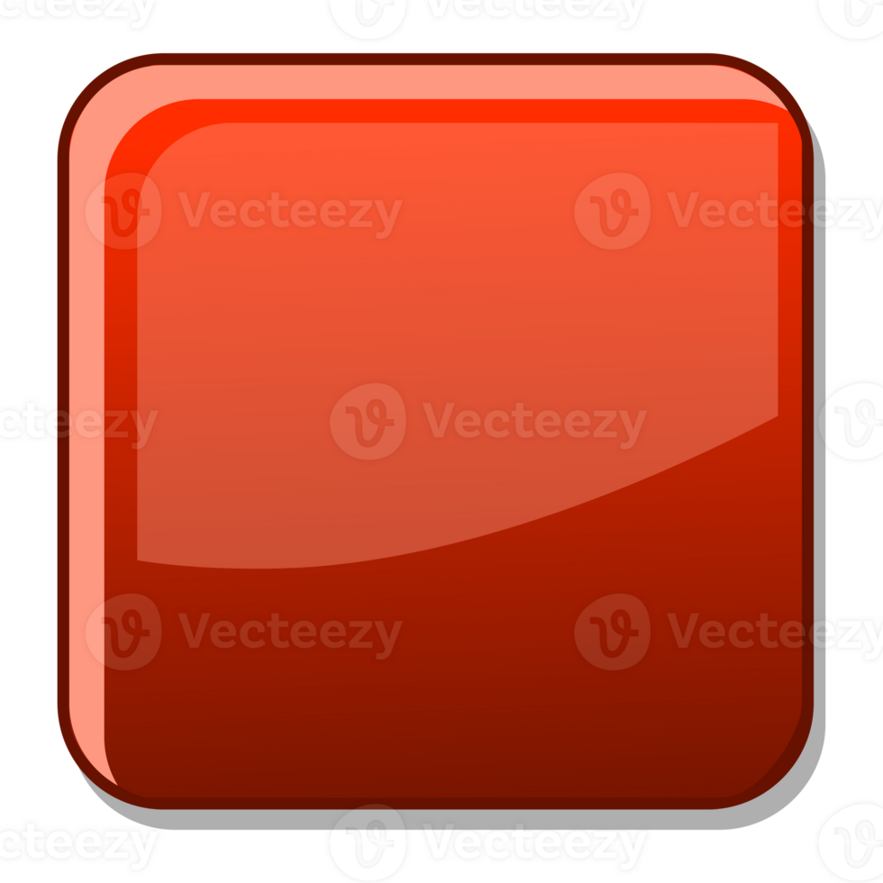 stop button icon in Red color png