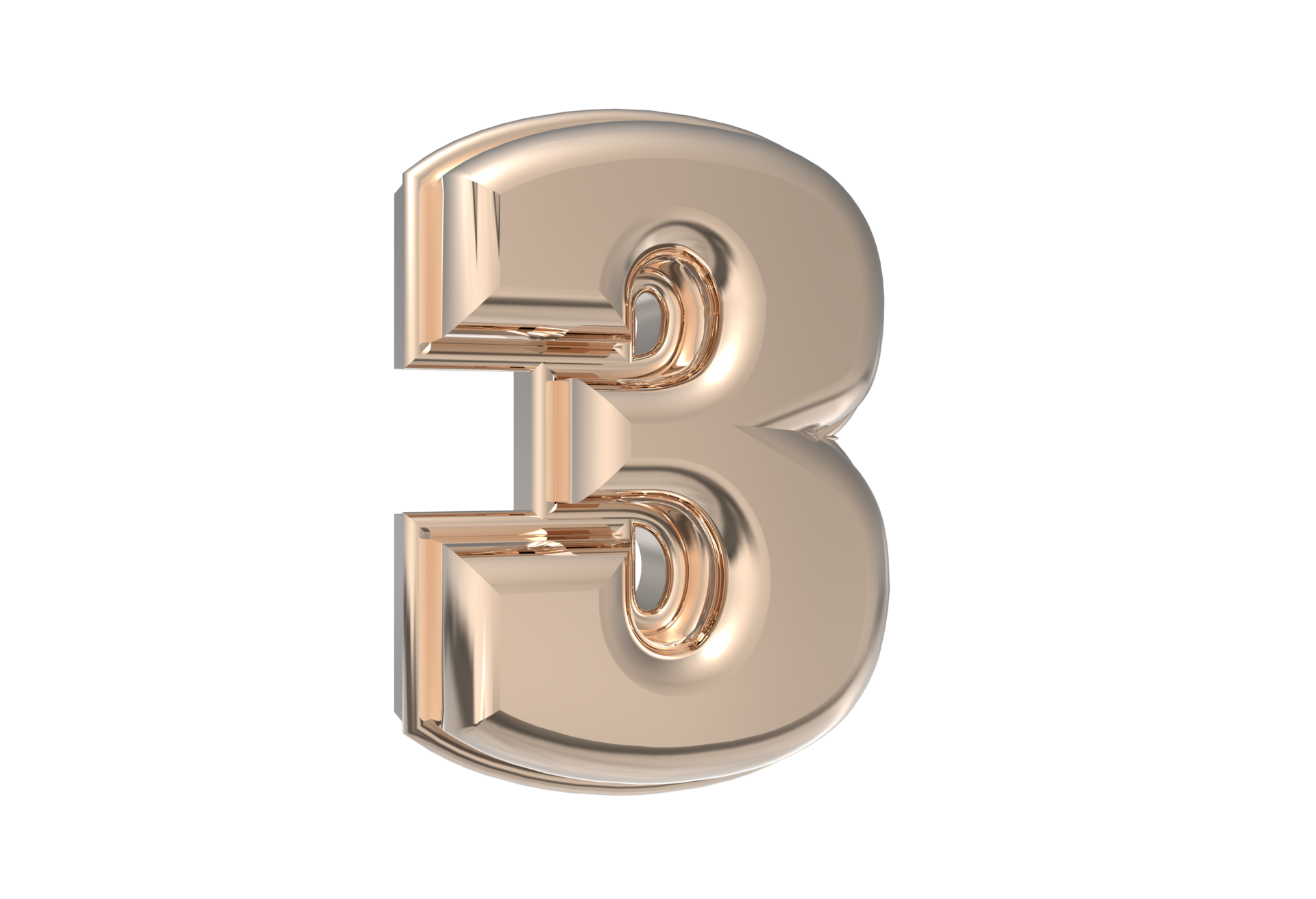 Number 3d one to nine with style color gold 33858557 PNG