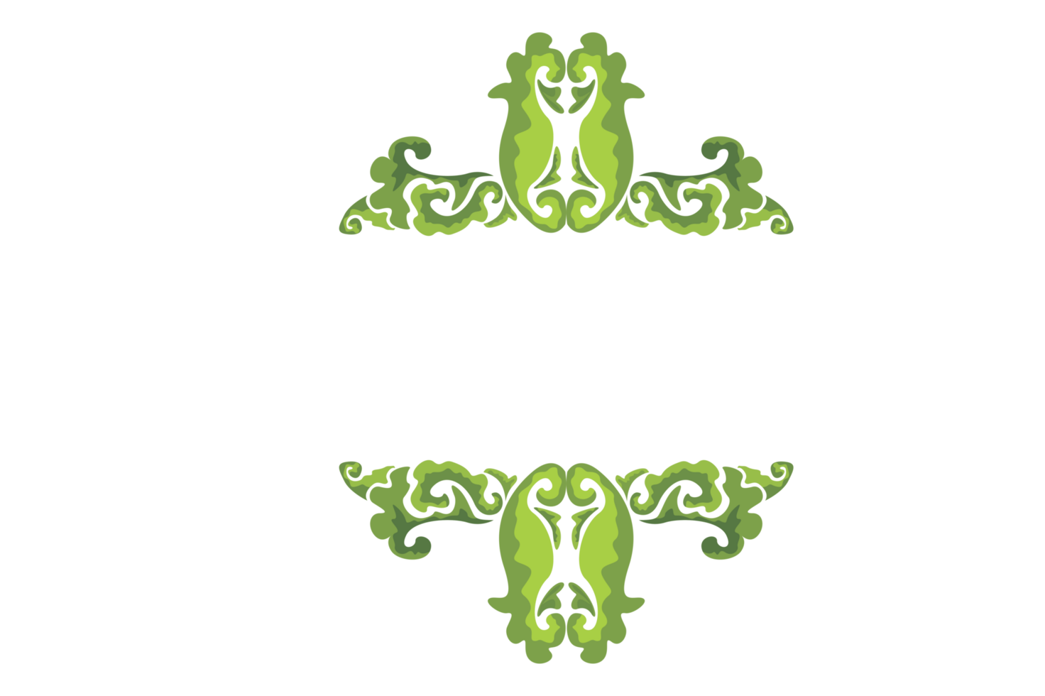 Flora Ornament Border With Design With Transparent Background png