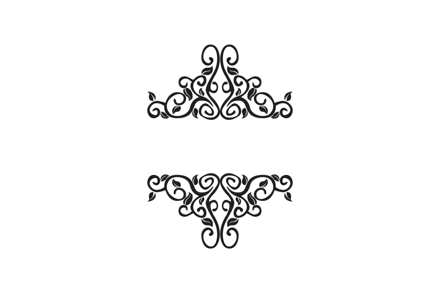 Flora Ornament Border With Design With Transparent Background png