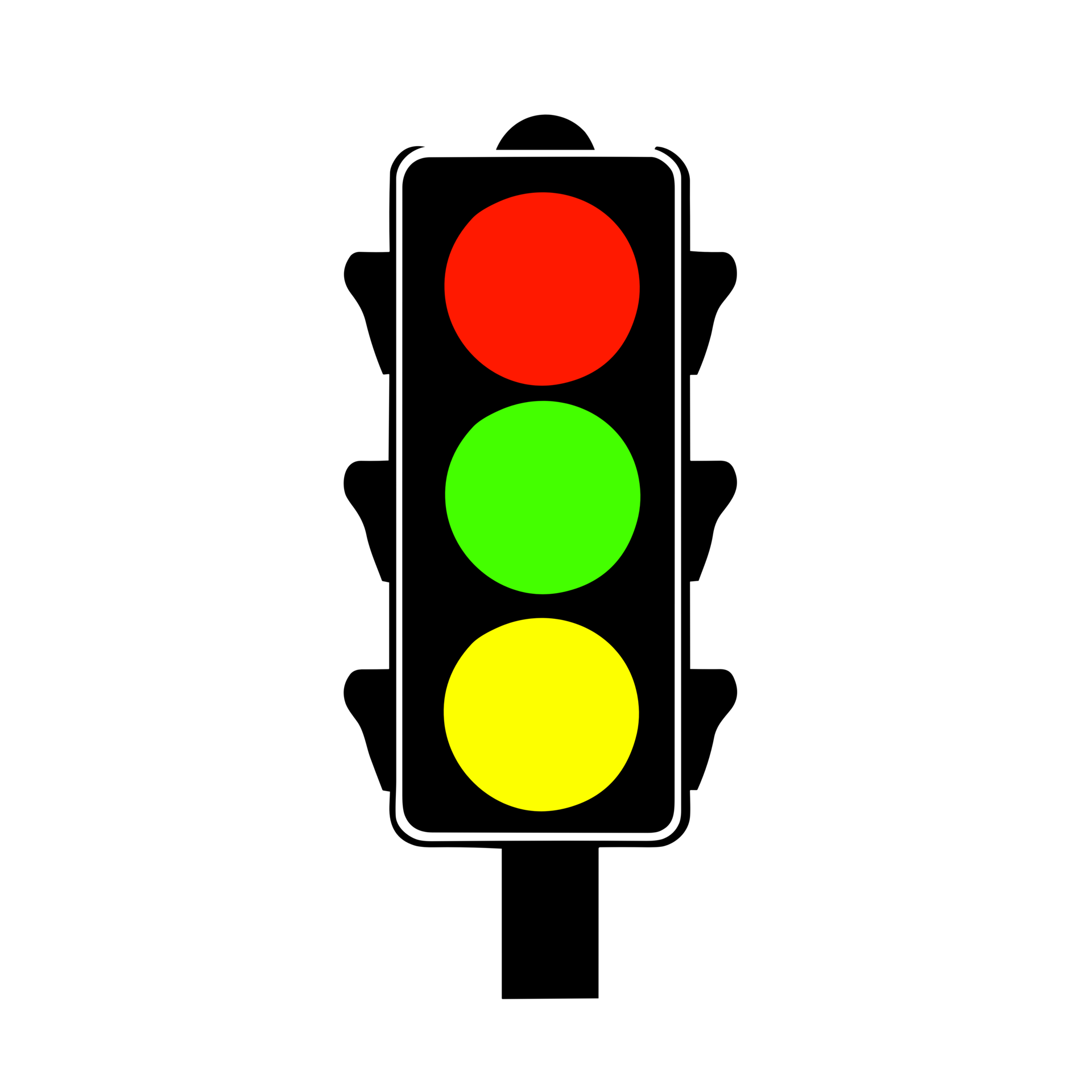 infographic traffic light with symbol in yellow, red, and green color ...