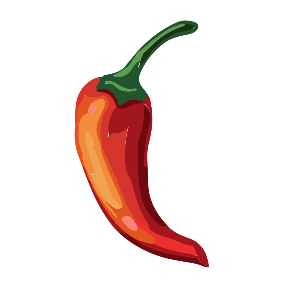 rojo caliente natural chile pimienta . diseño para tienda de comestibles, culinario productos, Condimento y especia paquete, receta web sitio decoración, ai generativo png