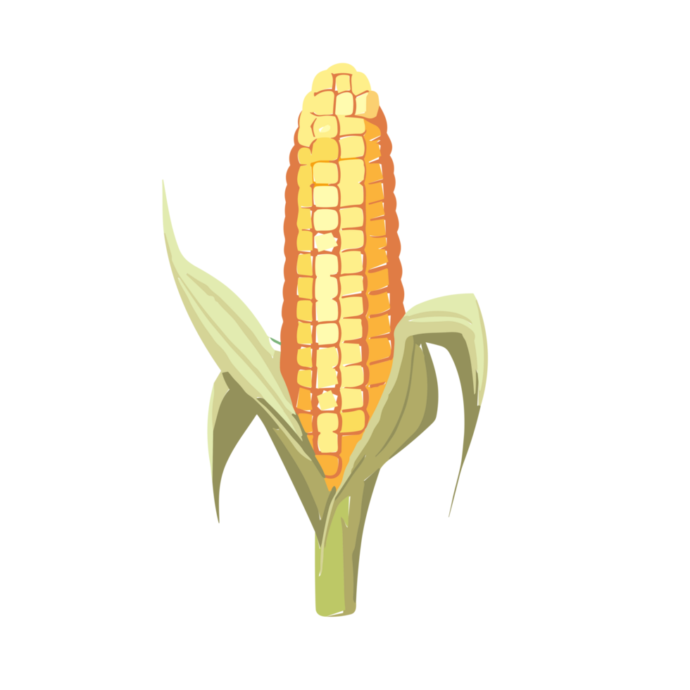 Corn On The Cob Sign Emoji Icon Illustration. Maize Symbol Emoticon