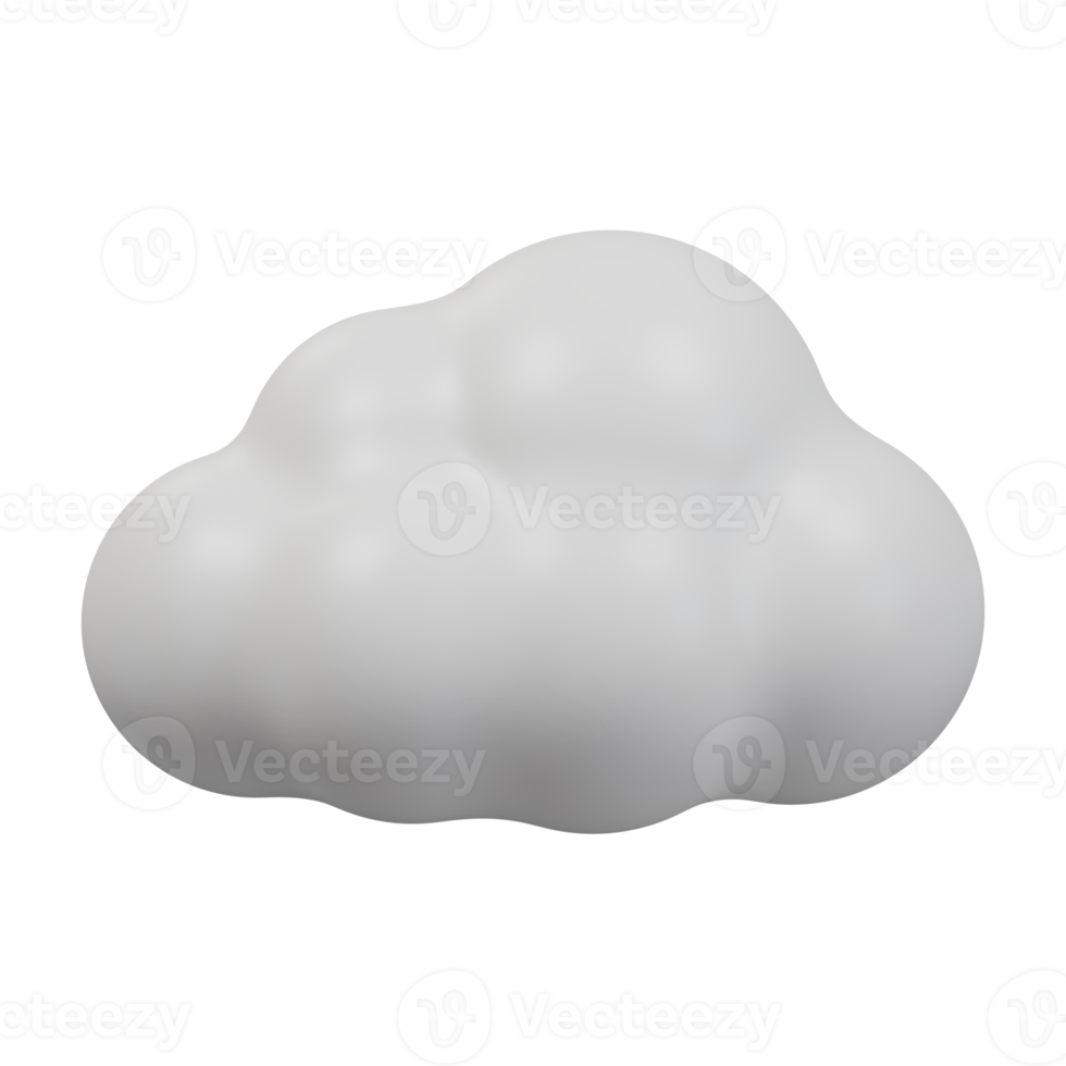 Cloud 3d icon. 33859036 PNG