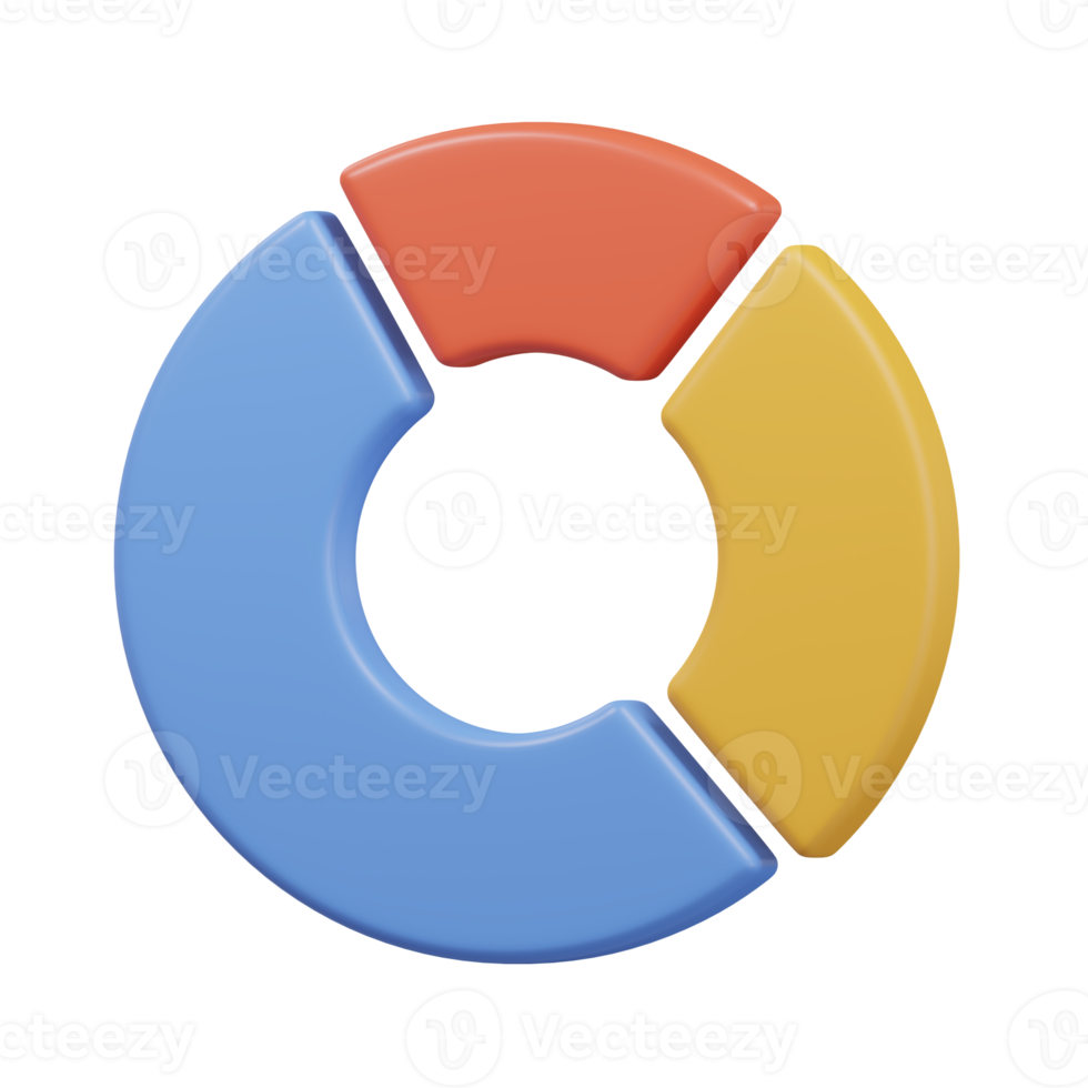 grafico crescita icona 3d rendere illustrazione. png