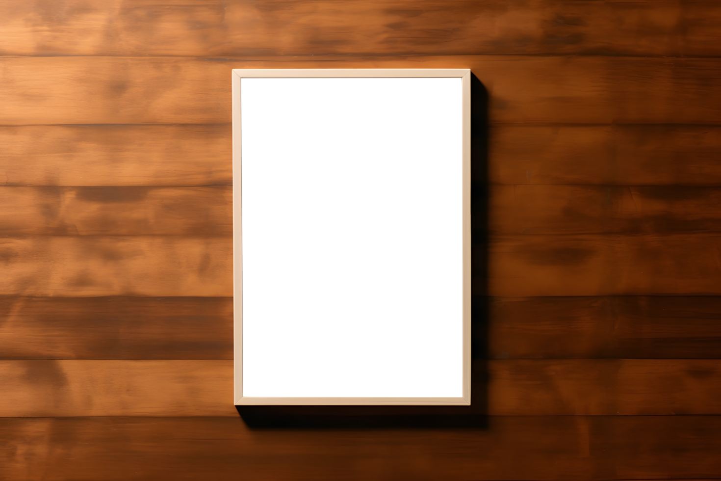 Minimalistic Poster Display Mockup Template, ai generated png