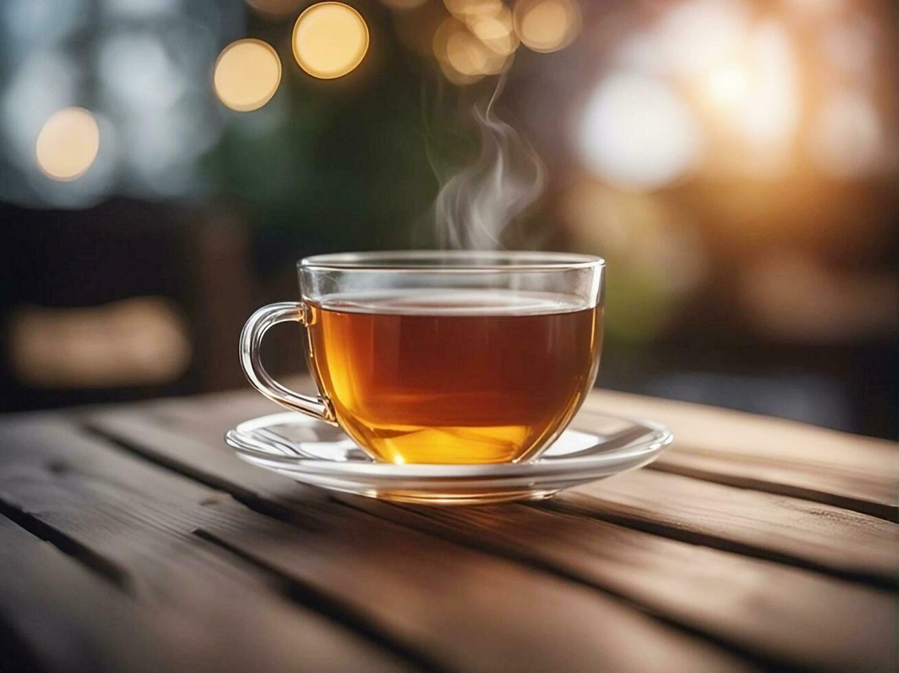 A cup of tea Ai generated. photo