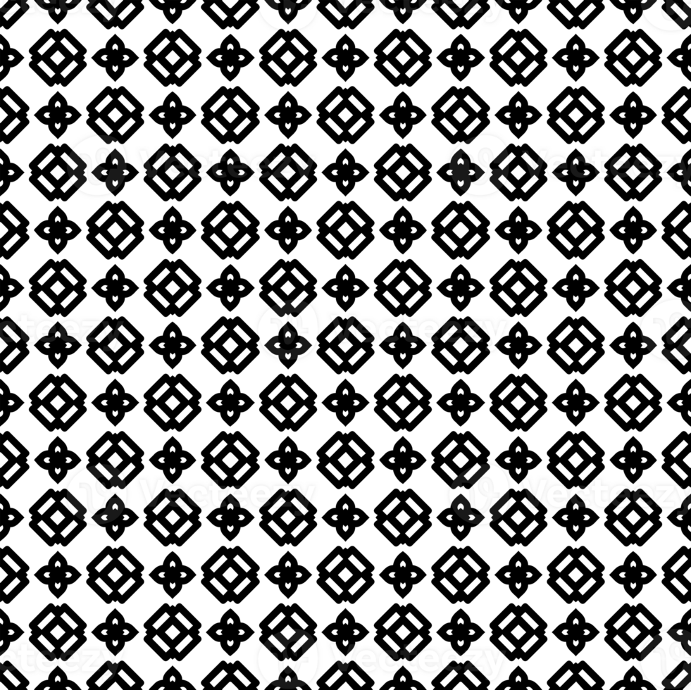 Black seamless abstract pattern. Overlay for background and backdrop. Ornamental design. PNG graphic illustration with transparent background.