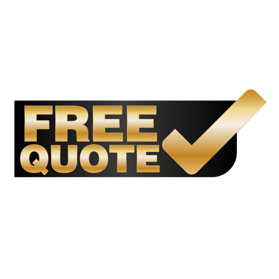 Free Quote Logo isolated on a Transparent Background png