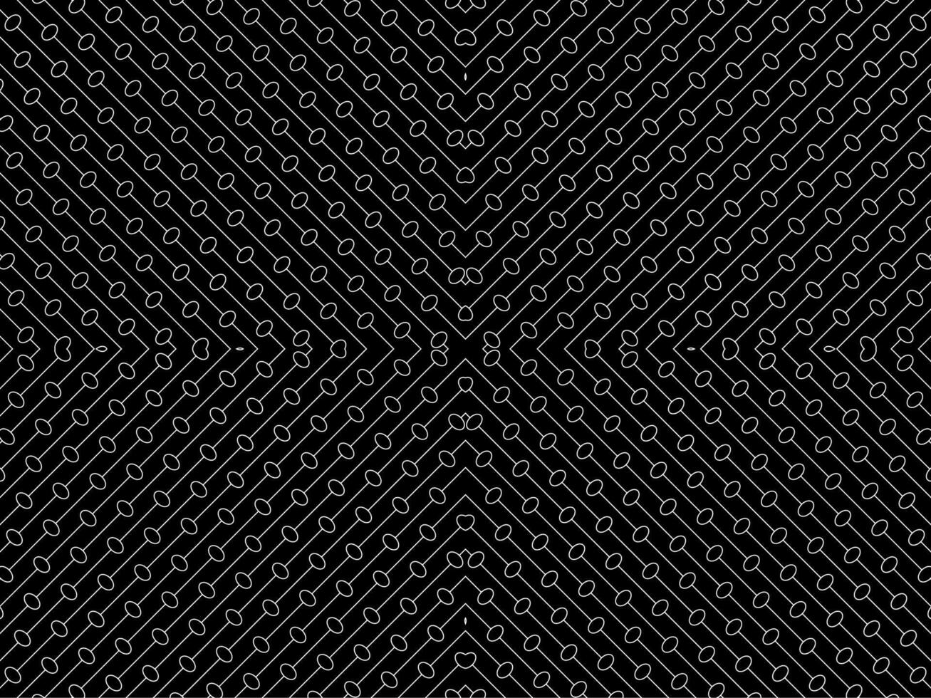 Oval and Lines Motif Pattern, can use for Contemporary Decoration, Ornate, Background, Fashion, Textile, Fabric, Tile, Wallpaper, Cover, Wrapping, Carpet, etc. vector