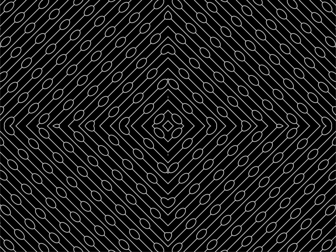 Oval and Lines Motif Pattern, can use for Contemporary Decoration, Ornate, Background, Fashion, Textile, Fabric, Tile, Wallpaper, Cover, Wrapping, Carpet, etc. vector