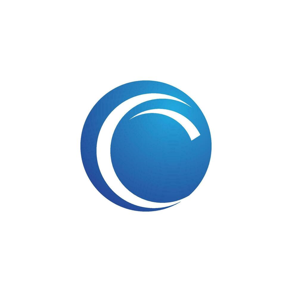 Water wave icon vector