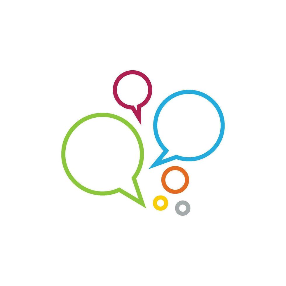 Speech bubble icon vector illustration