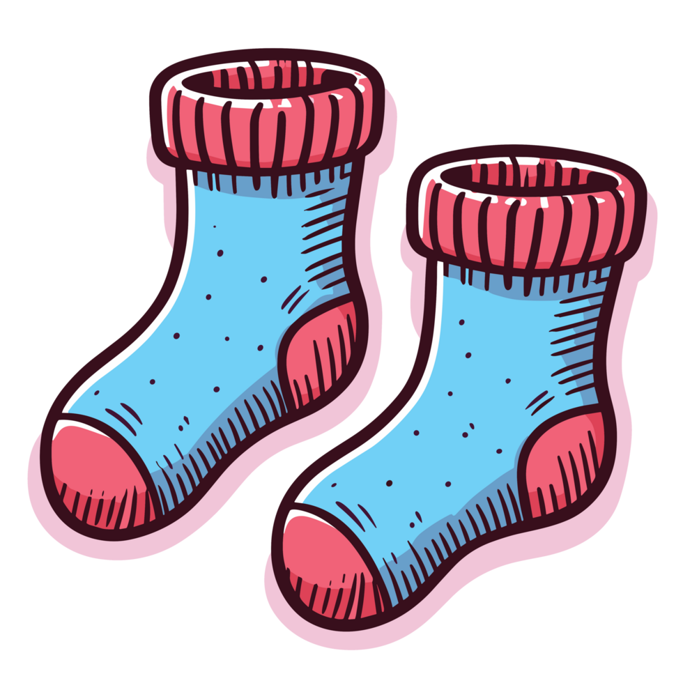 Christmas Socks Clipart - Ai Generative 33860909 PNG