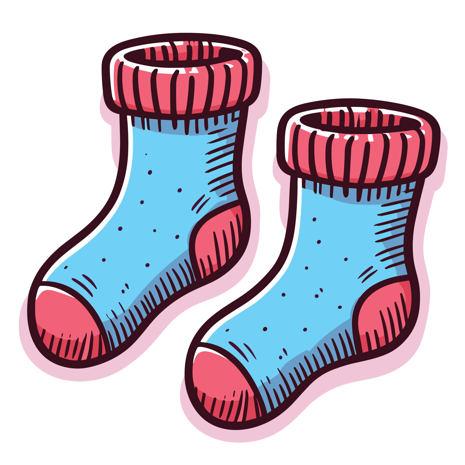 Christmas Socks Clipart - Ai Generative 33860909 PNG