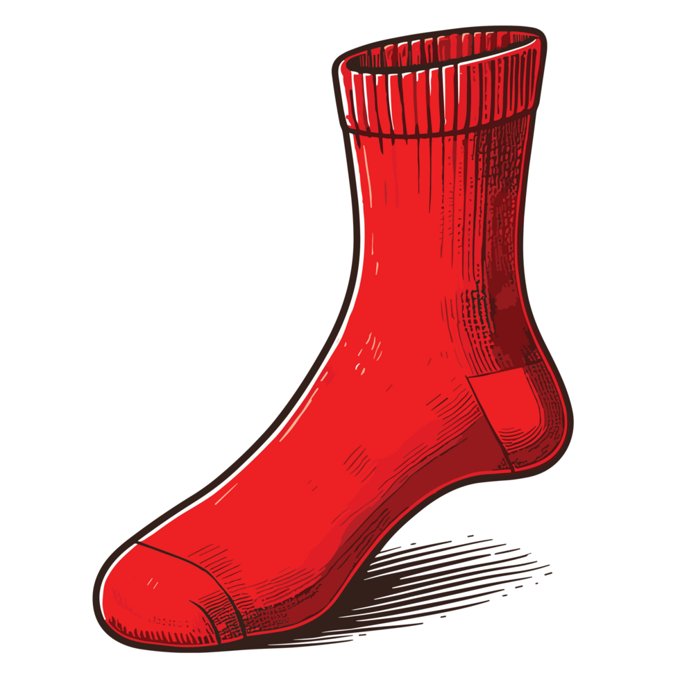 Christmas Socks Clipart - Ai Generative png