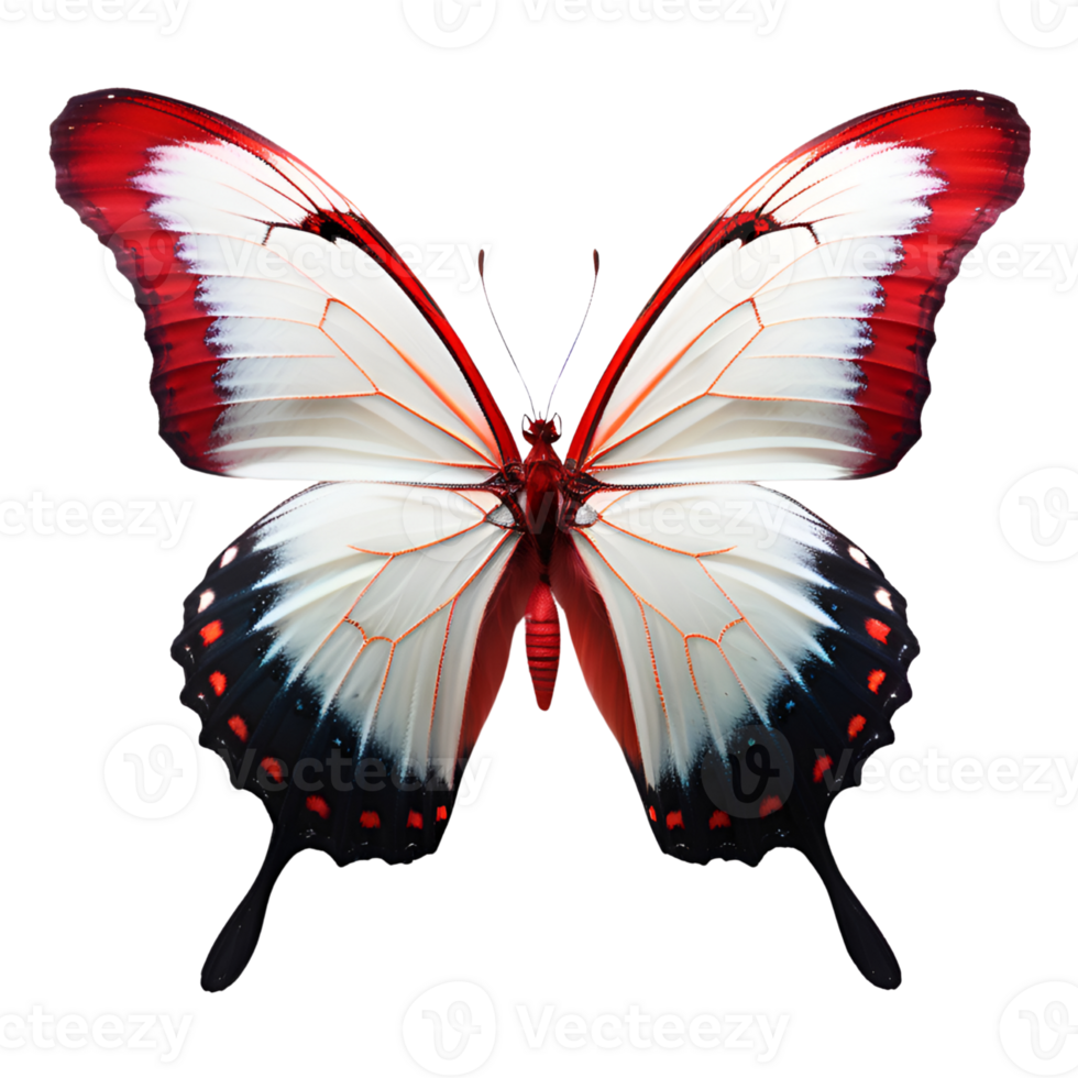Beautiful Butterfly Isolated on a Transparent Background. AI Generative png
