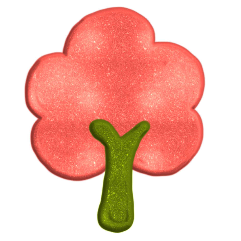 cute element metalic 3D png