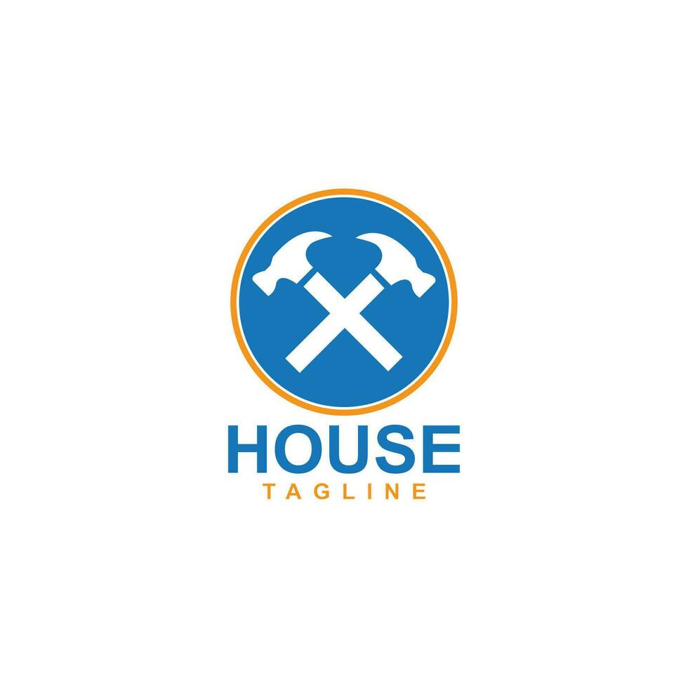 Home improvement logo vector. Home repair logo vector