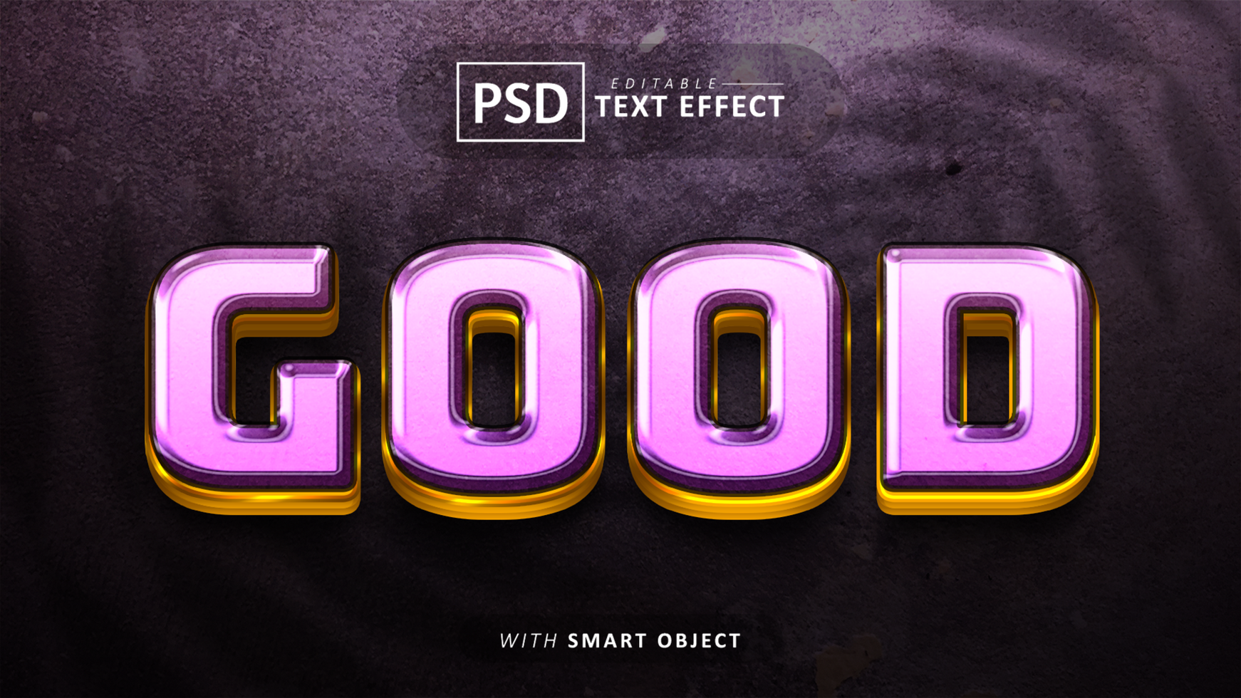 Good text - editable luxury font effects psd