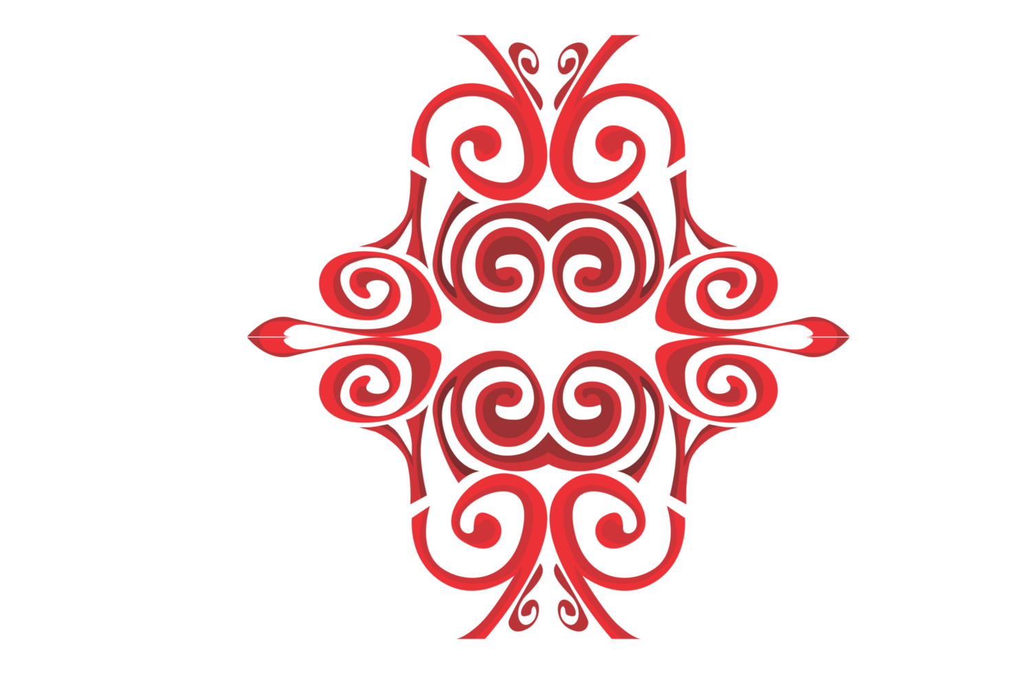 Swirl Ornament Border With Transparent Background png