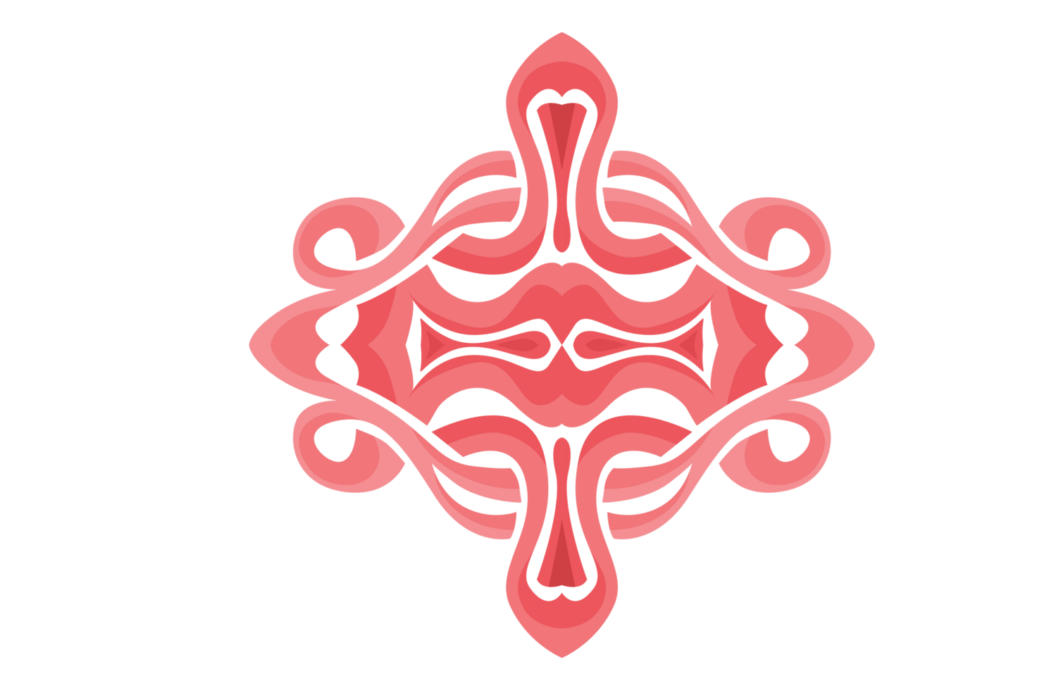 Swirl Ornament Border With Transparent Background png