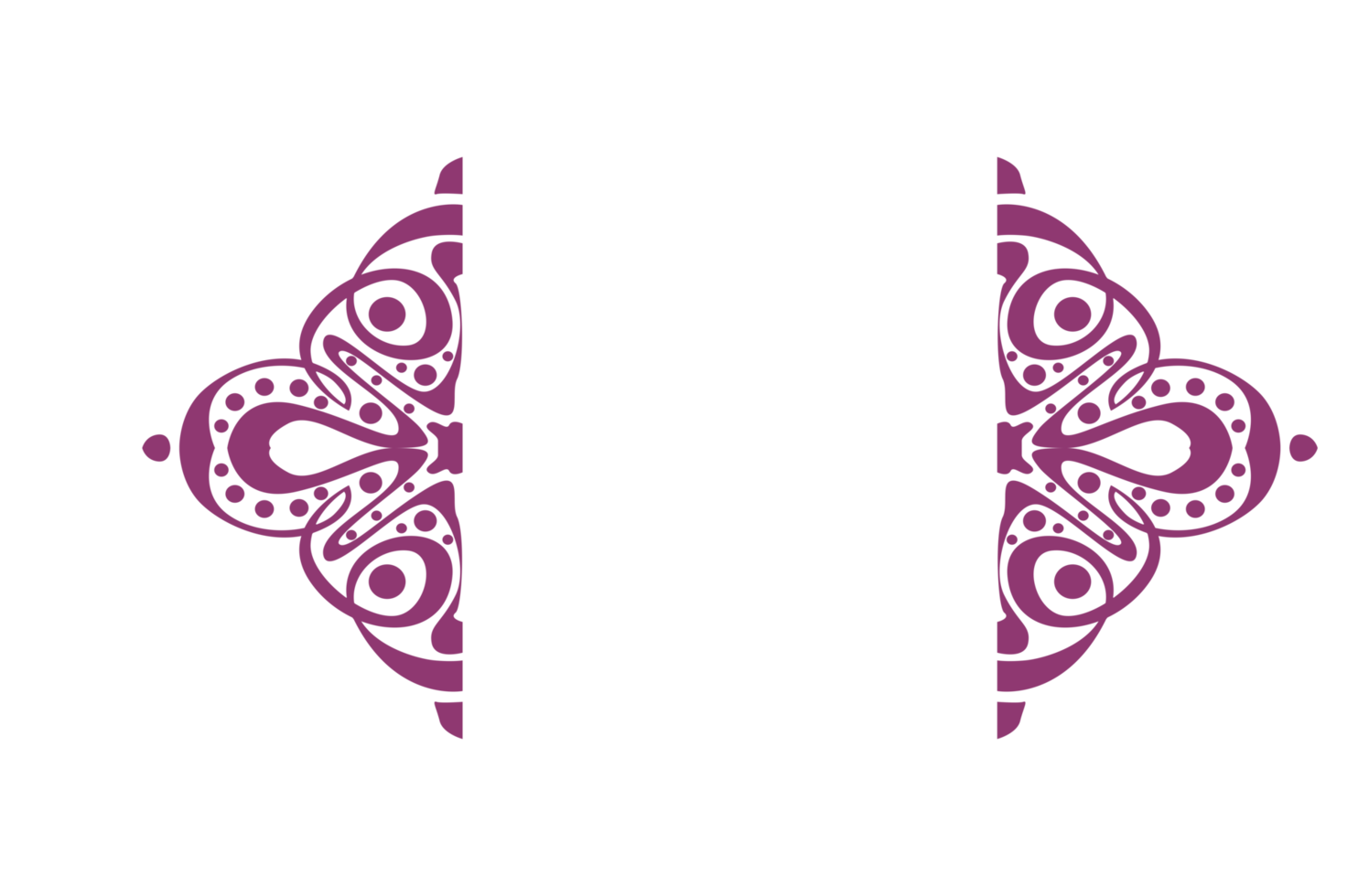 Swirl Ornament Border With Transparent Background png