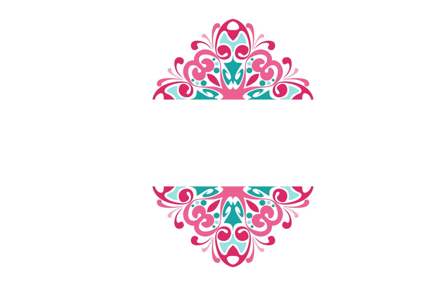 Swirl Ornament Border With Transparent Background png