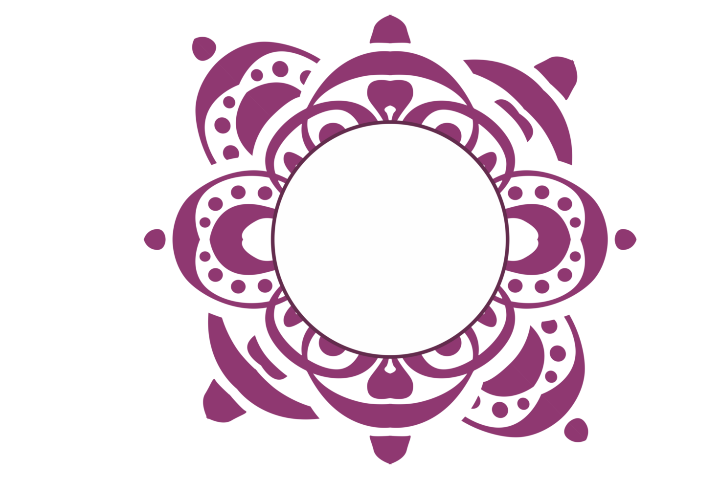 Swirl Ornament Border With Transparent Background png