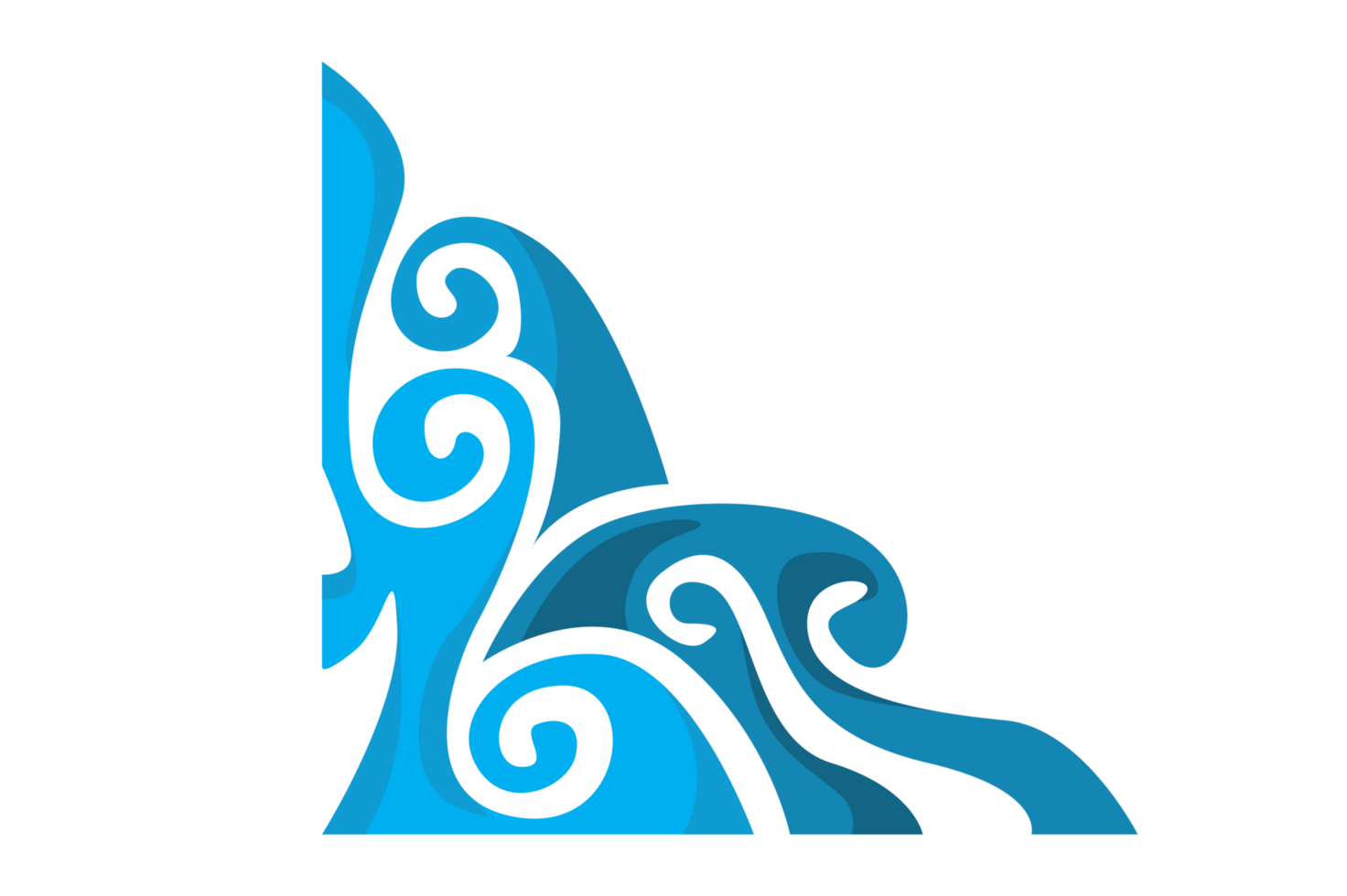 Swirl Ornament Border With Transparent Background png
