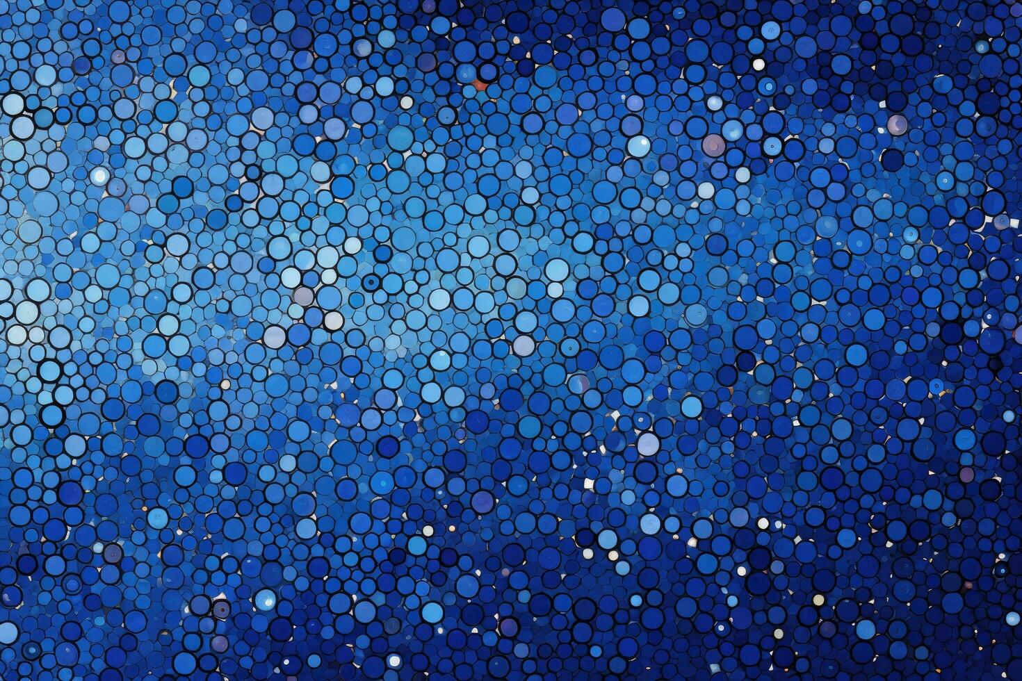 Grunge blue watercolor background with dots. Blue watercolor texture, Pointillism background blue, AI Generated photo
