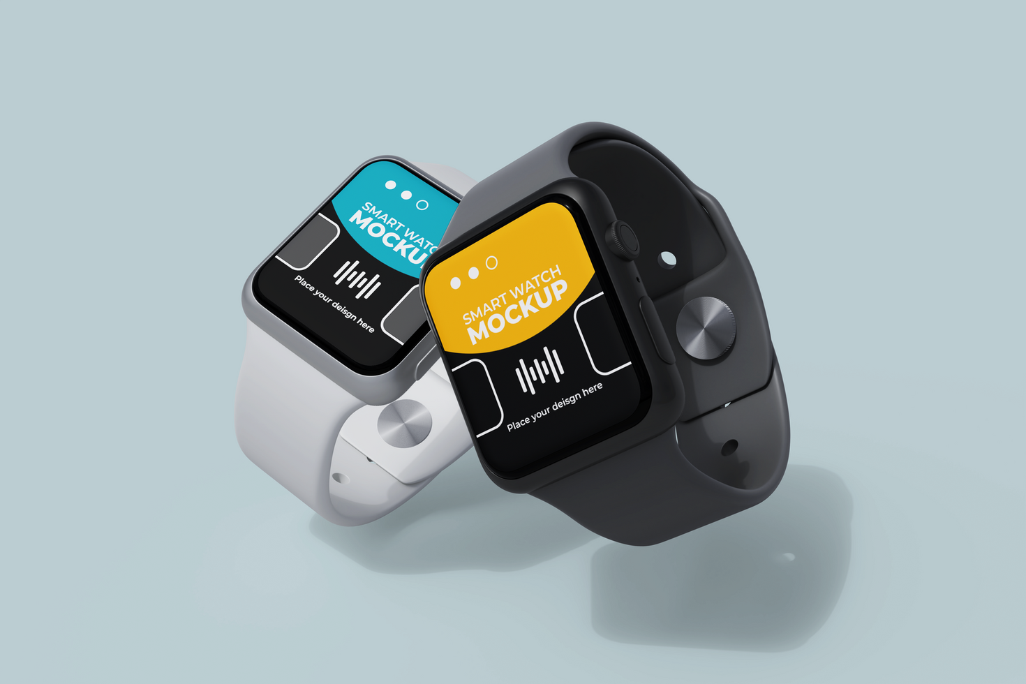 Smart Watch Display Screen Mockup psd