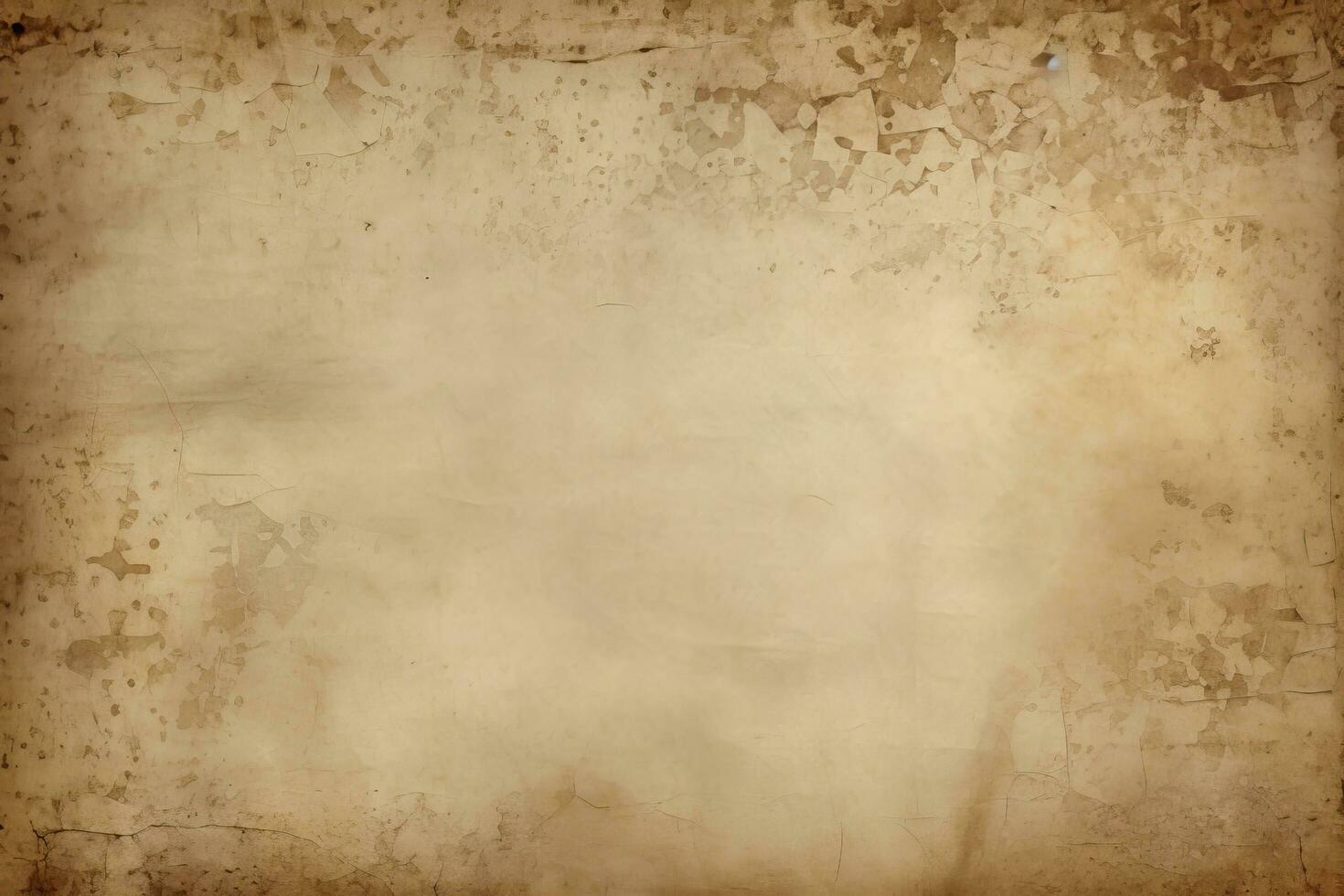 old paper on grunge background texture with space for text or image, Old paper sheet, Vintage aged Original background or texture, AI Generated photo
