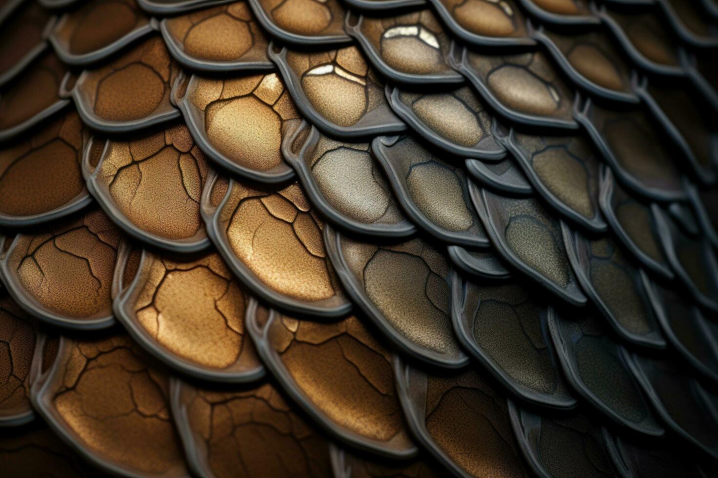 Close up of snake skin texture background. This is a 3d render illustration, Macro photograph of the patterns and textures, AI Generated photo