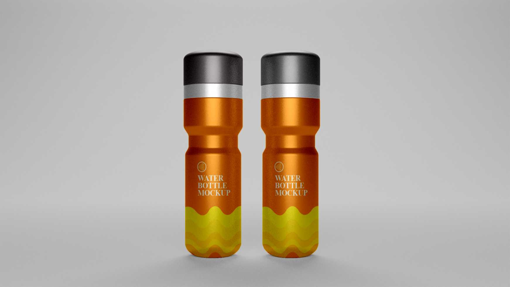 PSD sports water bottle mockup free psd