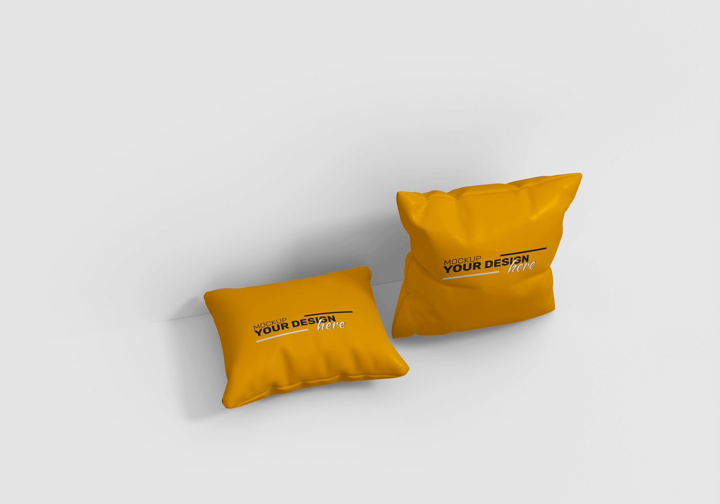simple and attractive pillow mockup for business use psd