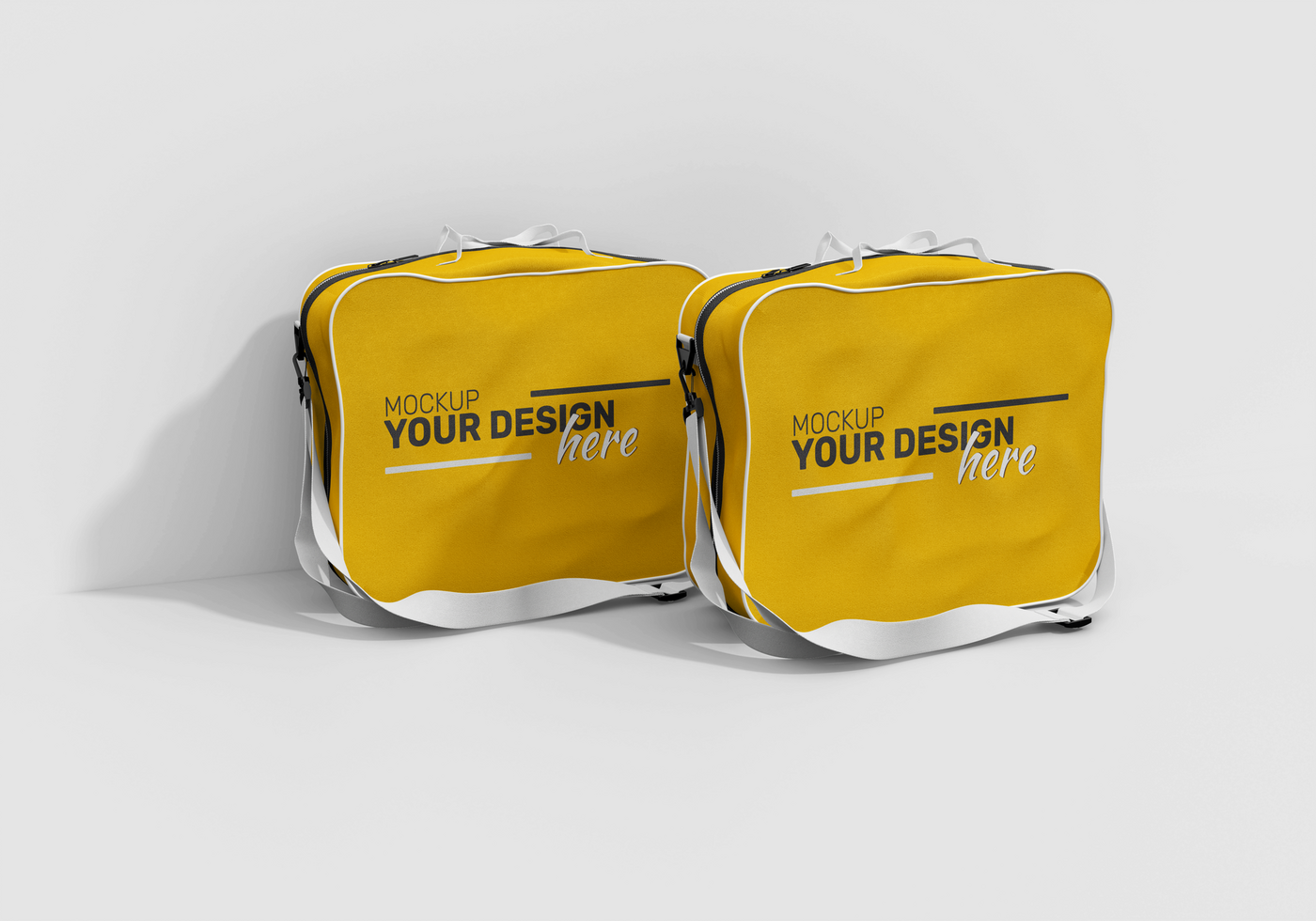 simple and attractive tote bag mockup for branding purposes psd