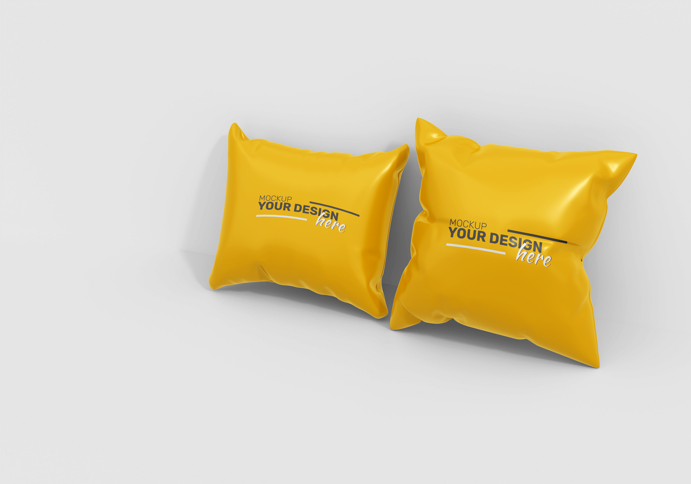 simple and attractive pillow mockup for business use psd