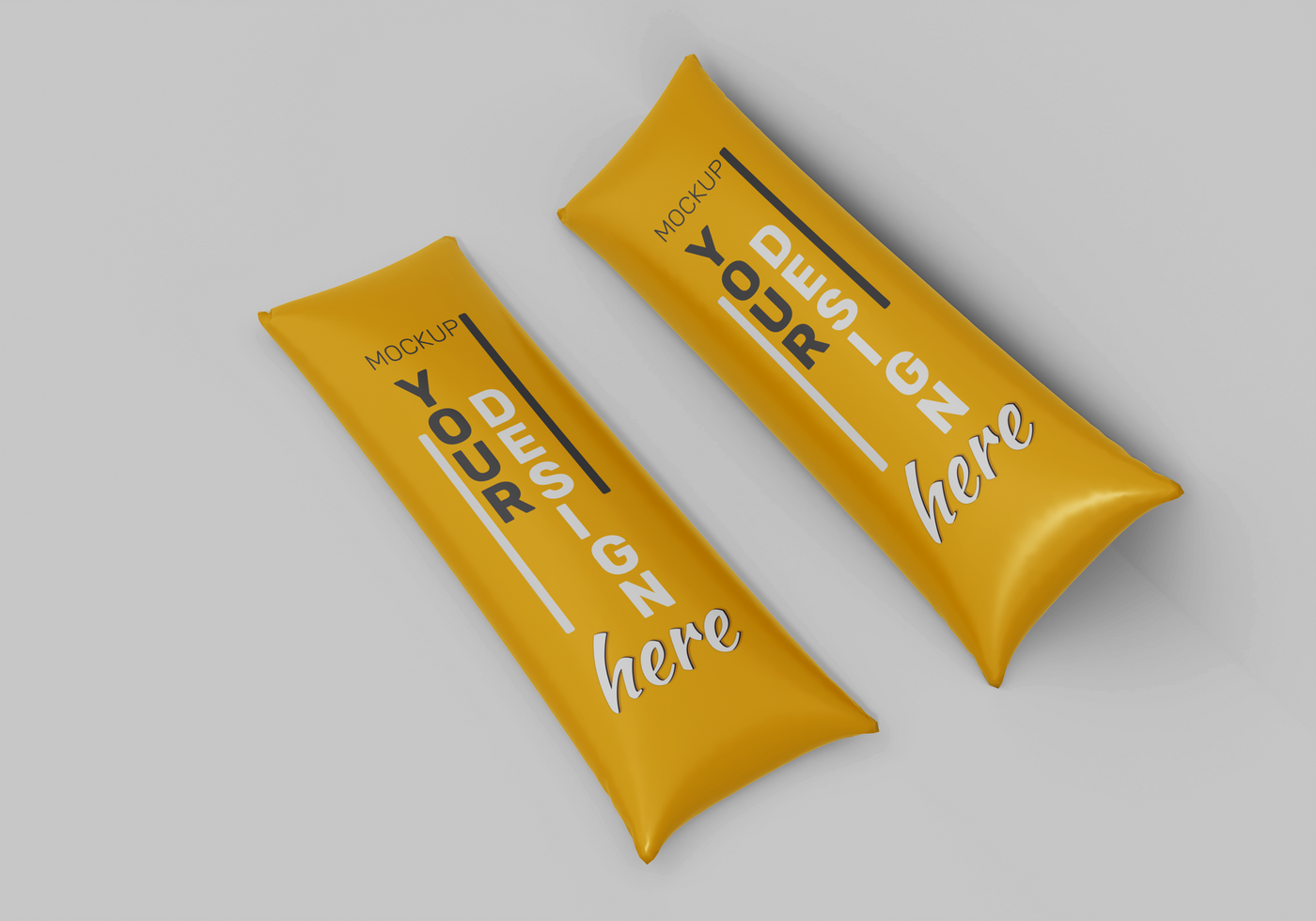 simple and attractive pillow mockup for business use psd