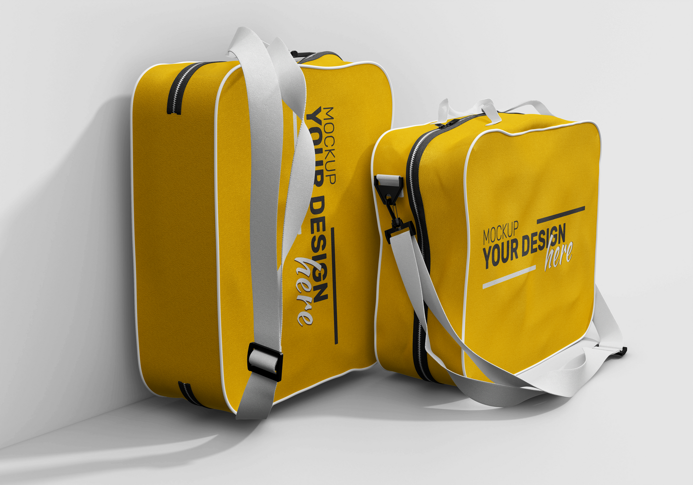 simple and attractive tote bag mockup for branding purposes psd