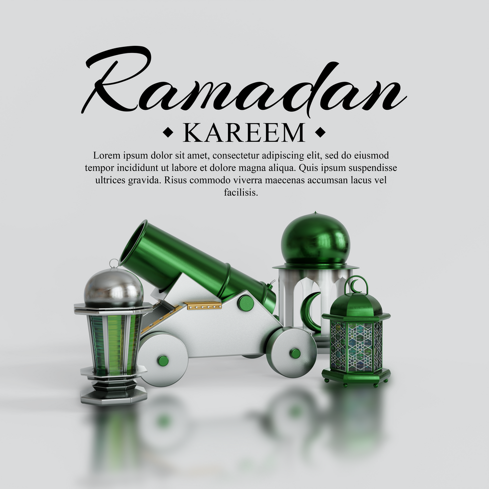 Luxurious ramadan karem background psd template