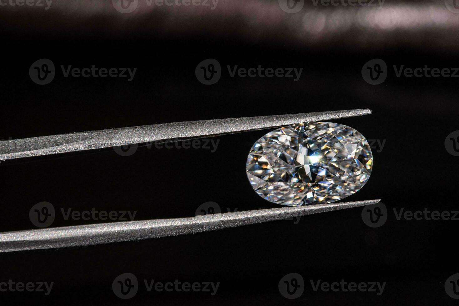 Oval cut crushed ice diamond 33864318 Stock Photo at Vecteezy