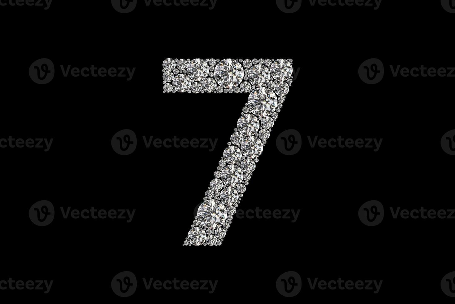 Number seven from diamonds photo