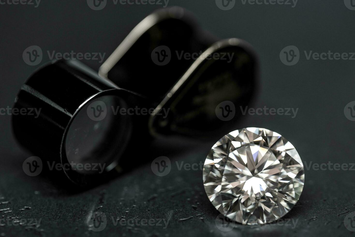 Diamond gemstone close up photo