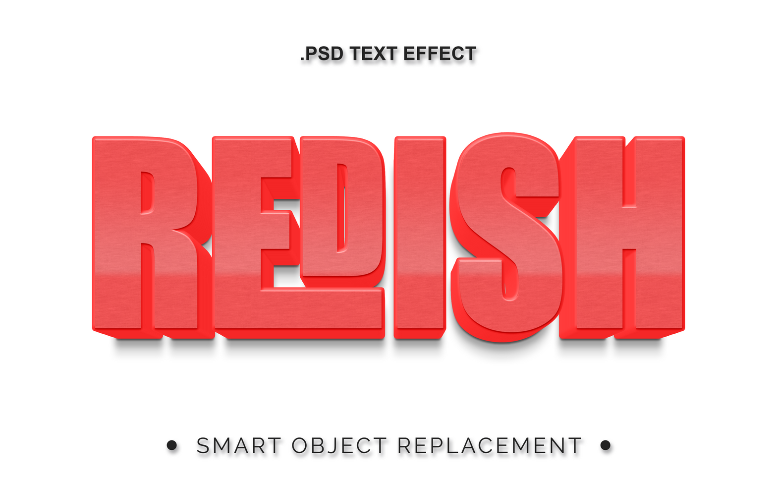 3D Bold Realistic Texturized PSD Text Effect